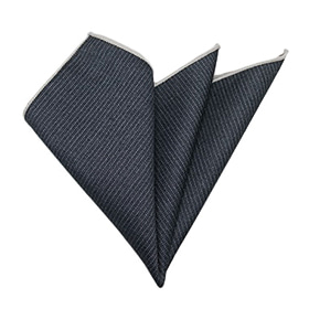 handkerchief 176 - 그레이 (핀 스트라이프)