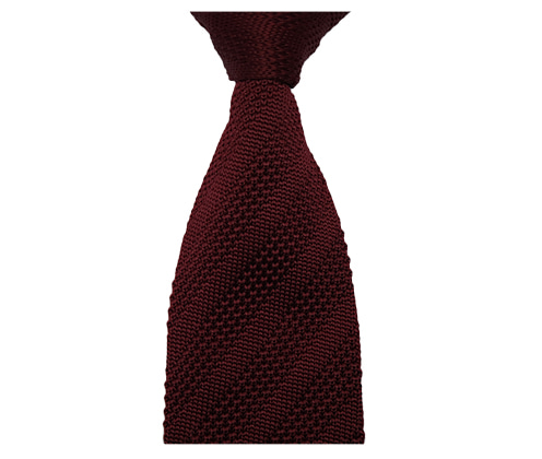 knit tie 017 - 와인