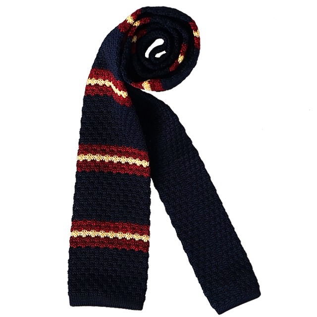 knit tie 020 - 네이비(스트라이프)