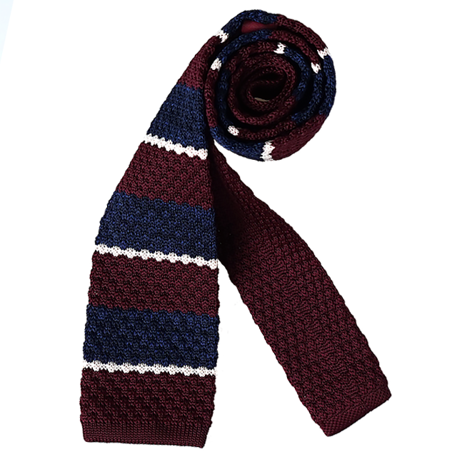 knit tie 013 - 와인