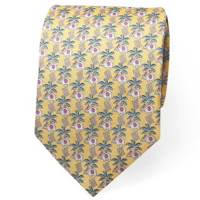 silk printing tie-09 (레몬)