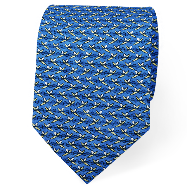 silk printing tie-06 (블루)